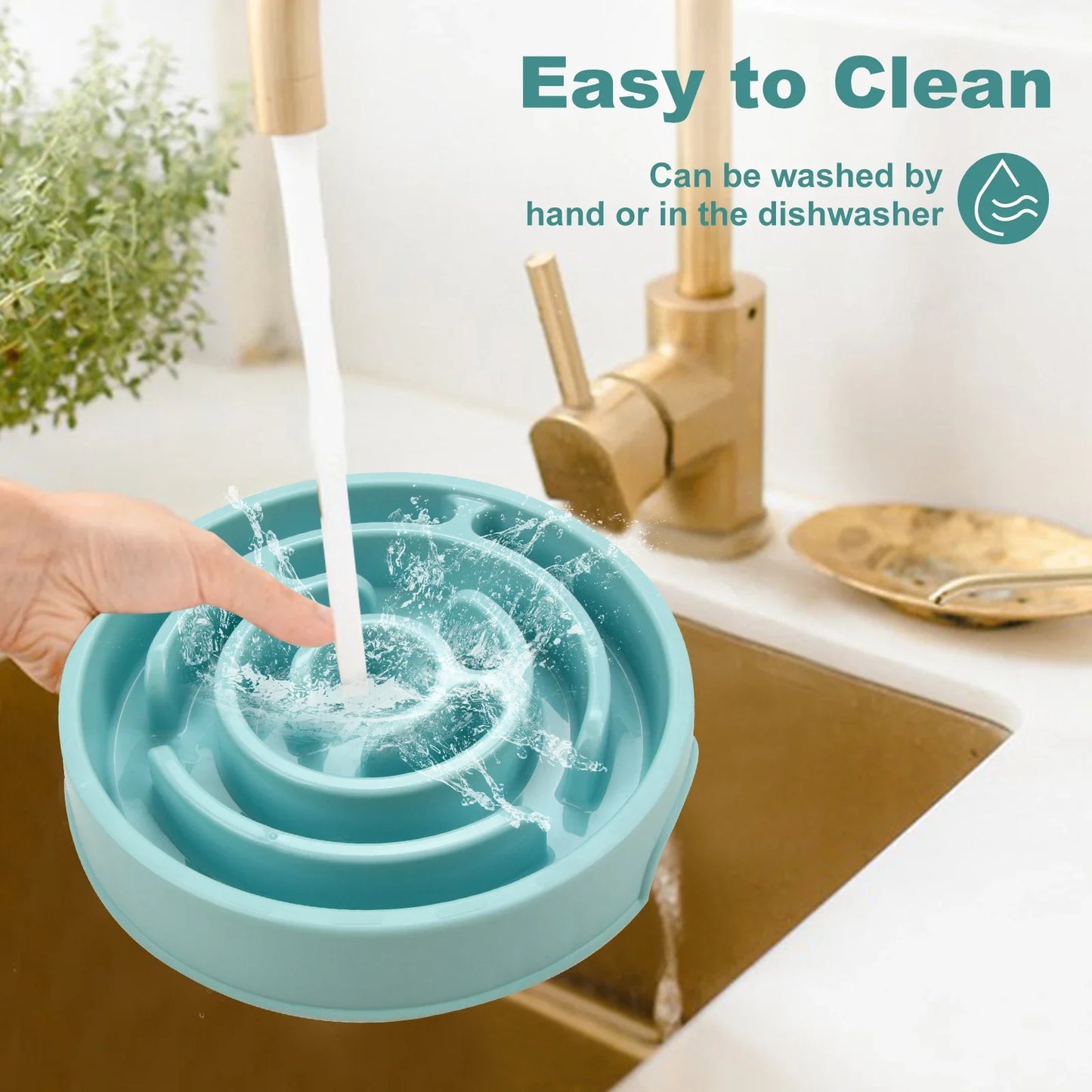 Slow Feeder Bowl for Dogs & Cats – Healthy Eating