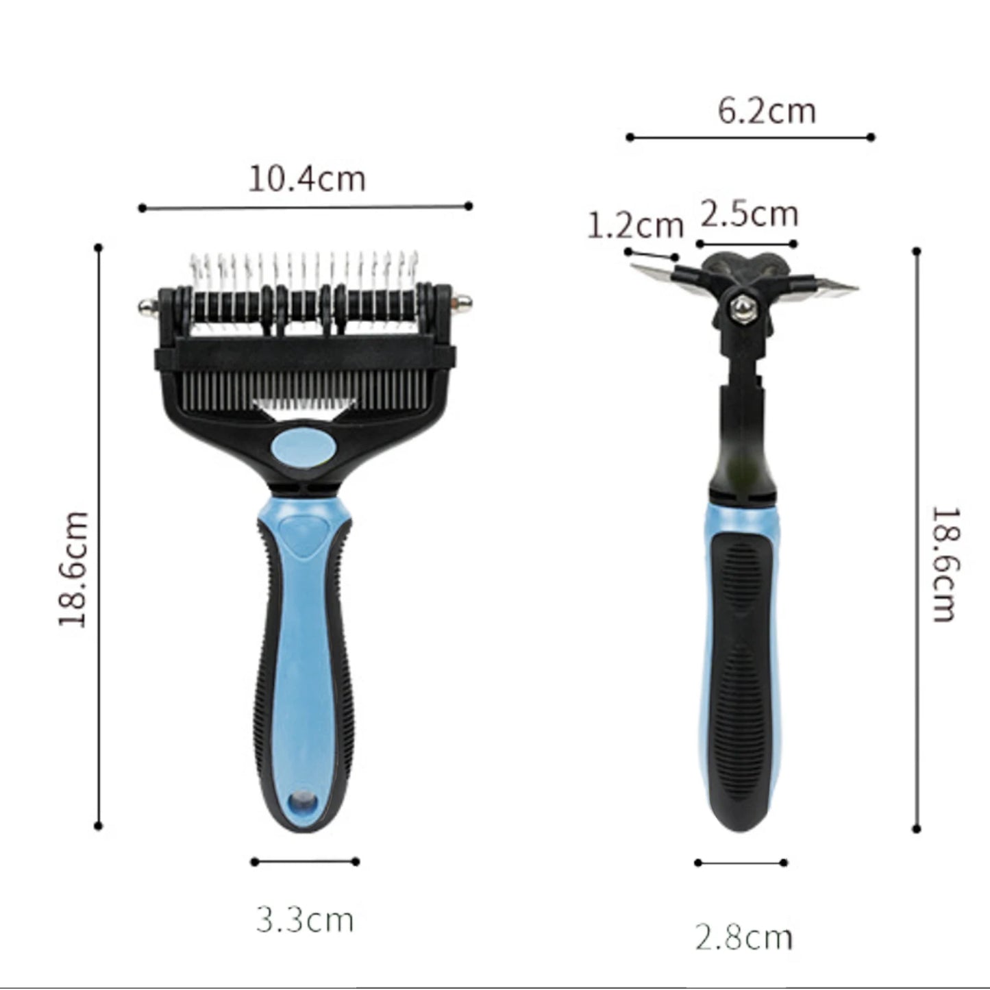 3-in-1 Pet Deshedding Brush – Reduce Shedding by 95%