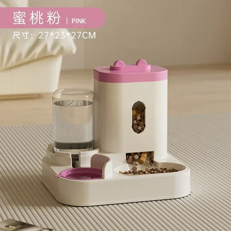 Automatic Pet Feeder & Water Dispenser – 2-in-1 Solution