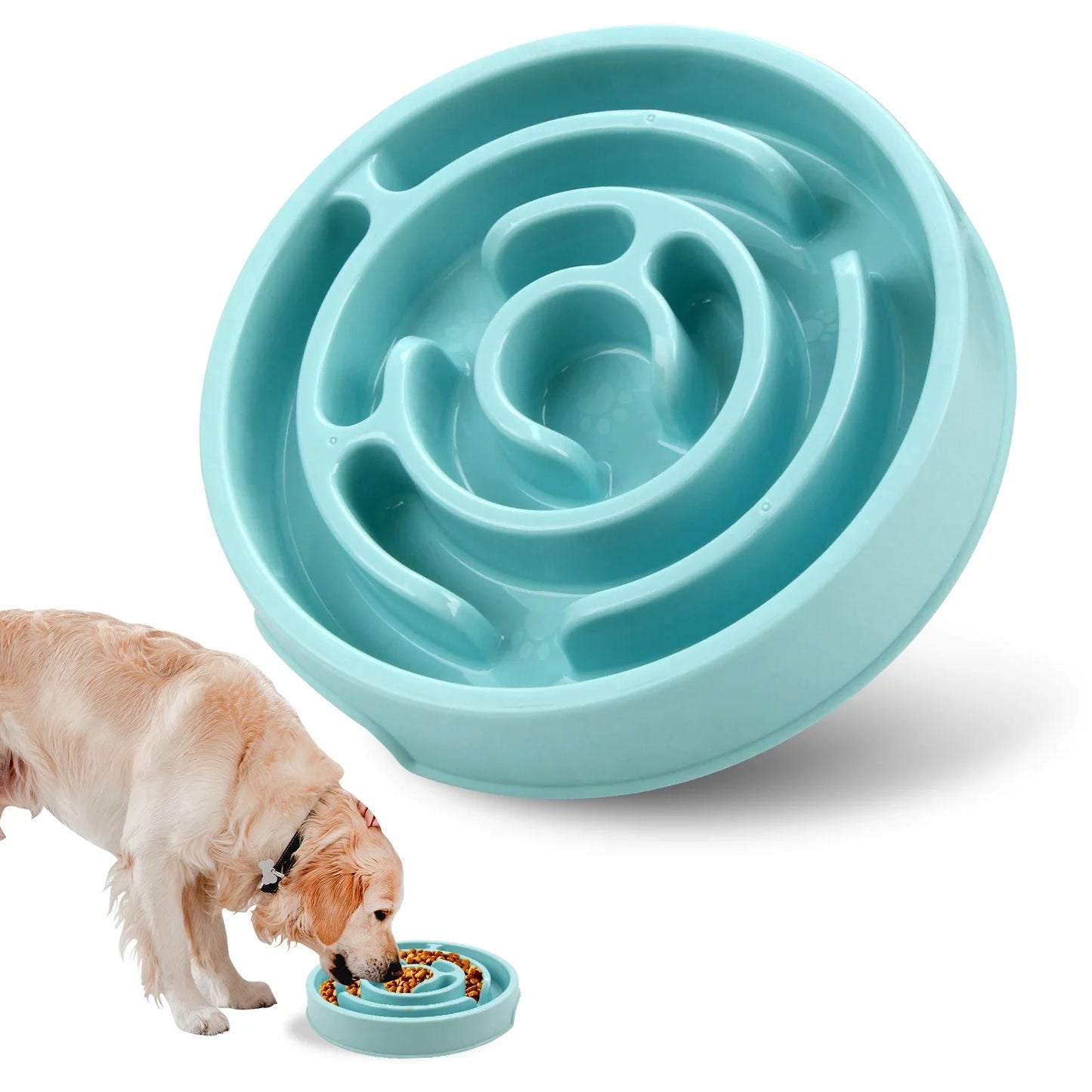 Slow Feeder Bowl for Dogs & Cats – Healthy Eating