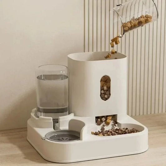 Automatic Pet Feeder & Water Dispenser – 2-in-1 Solution