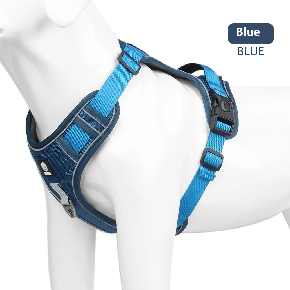 Anti-Pull Reflective Dog Harness – Safe & Comfortable Walks
