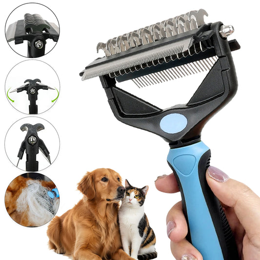 3-in-1 Pet Deshedding Brush – Reduce Shedding by 95%