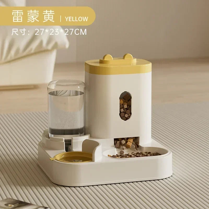 Automatic Pet Feeder & Water Dispenser – 2-in-1 Solution