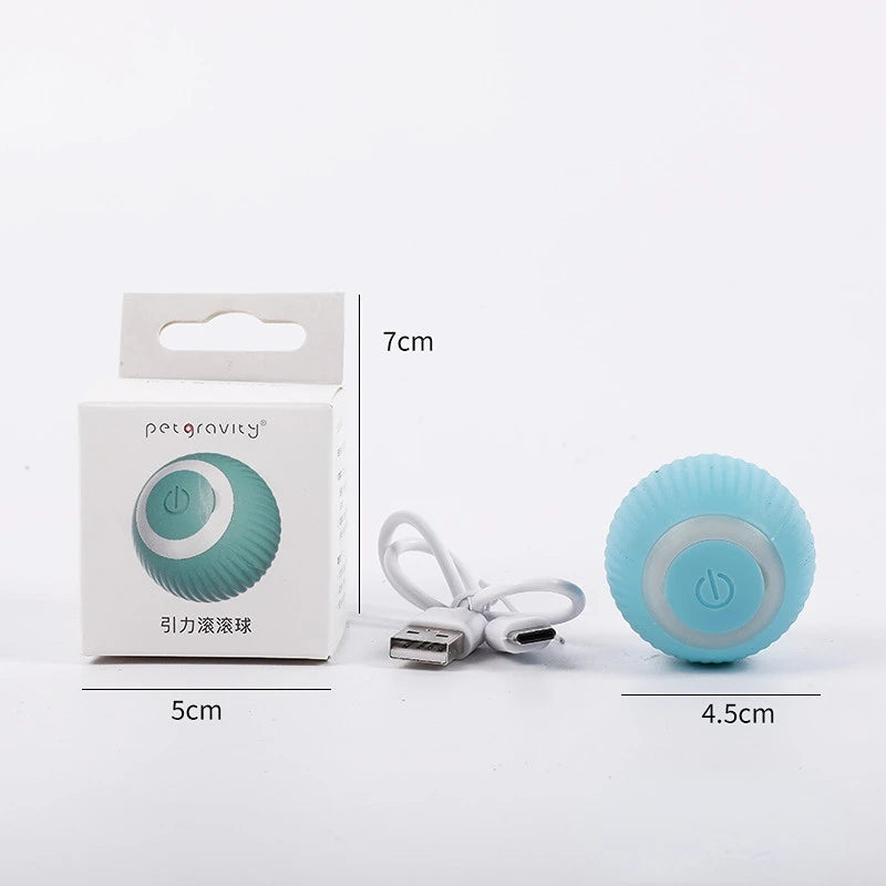 Smart Rolling Ball for Cats – Endless Fun & Exercise