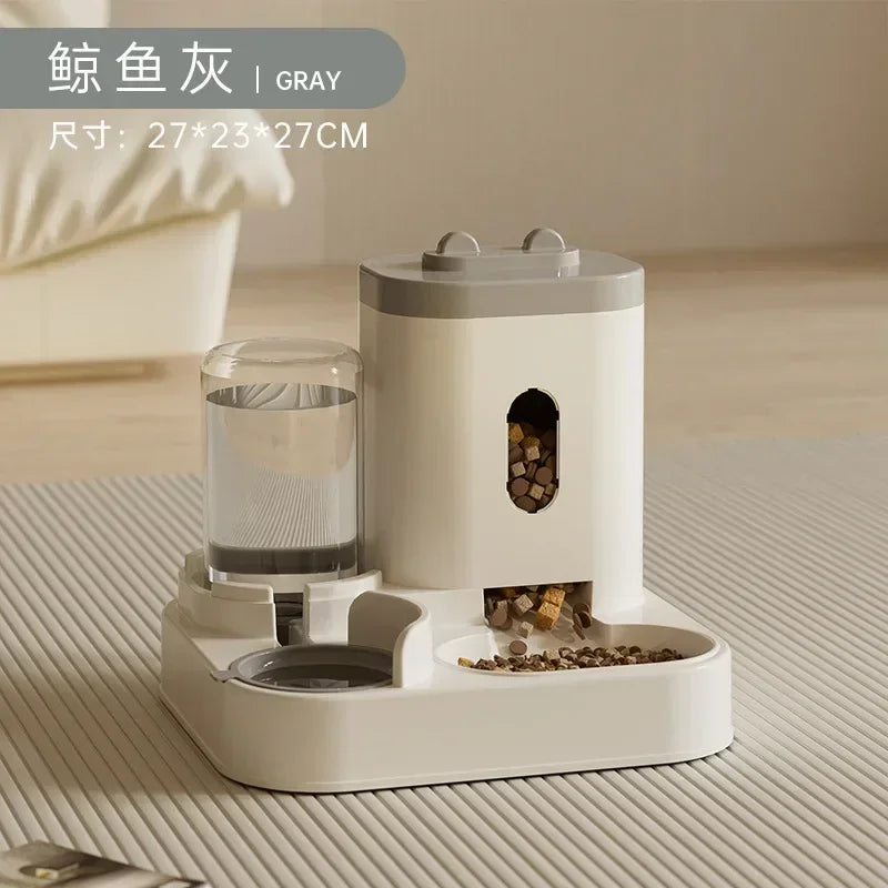 Automatic Pet Feeder & Water Dispenser – 2-in-1 Solution