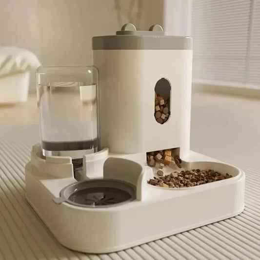 Automatic Pet Feeder & Water Dispenser – 2-in-1 Solution