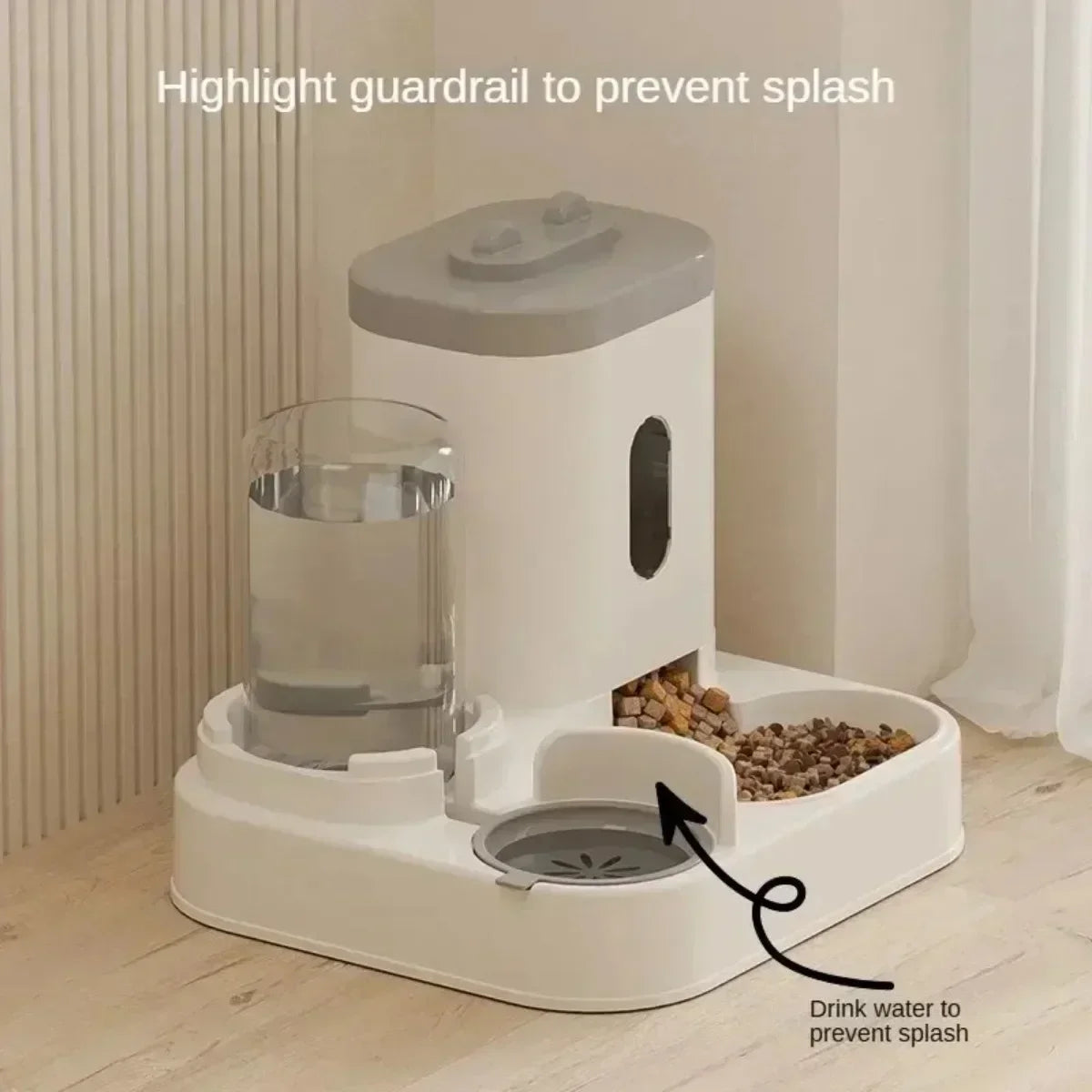 Automatic Pet Feeder & Water Dispenser – 2-in-1 Solution