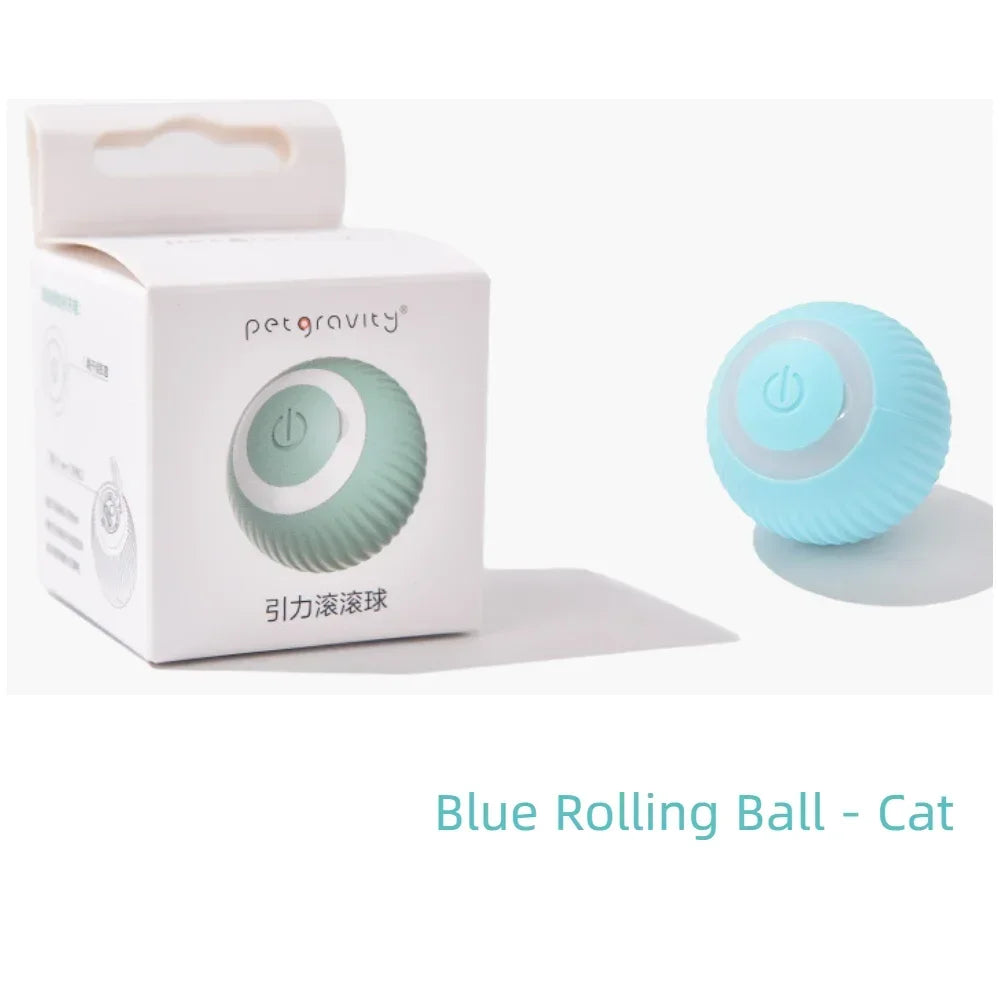 Smart Rolling Ball for Cats – Endless Fun & Exercise